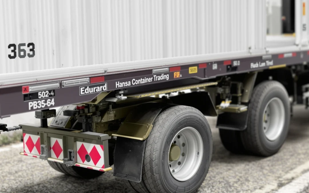 Frachtversand Containerlieferung innerhalb Europas.