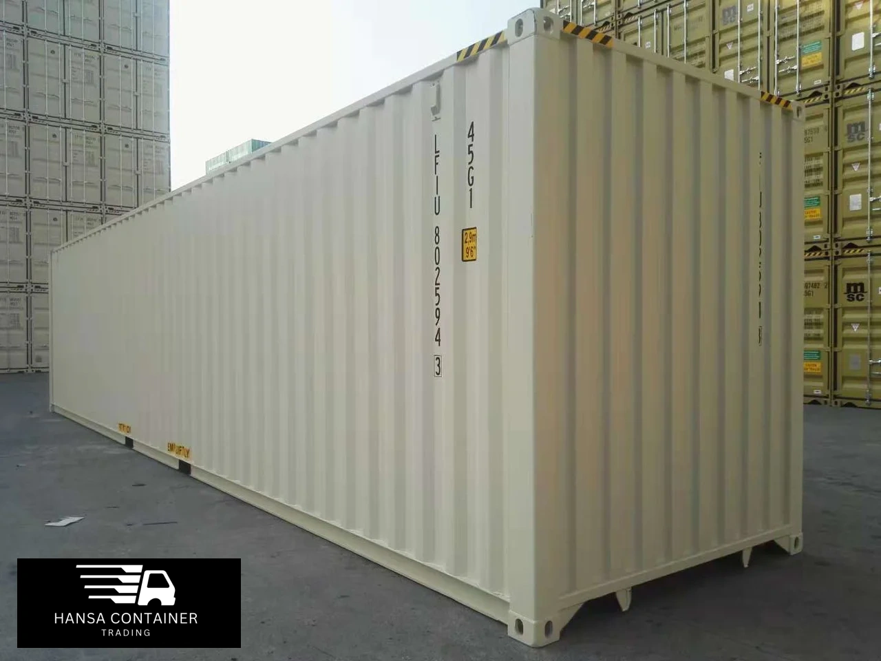 40 Fuß High Cube Seecontainer