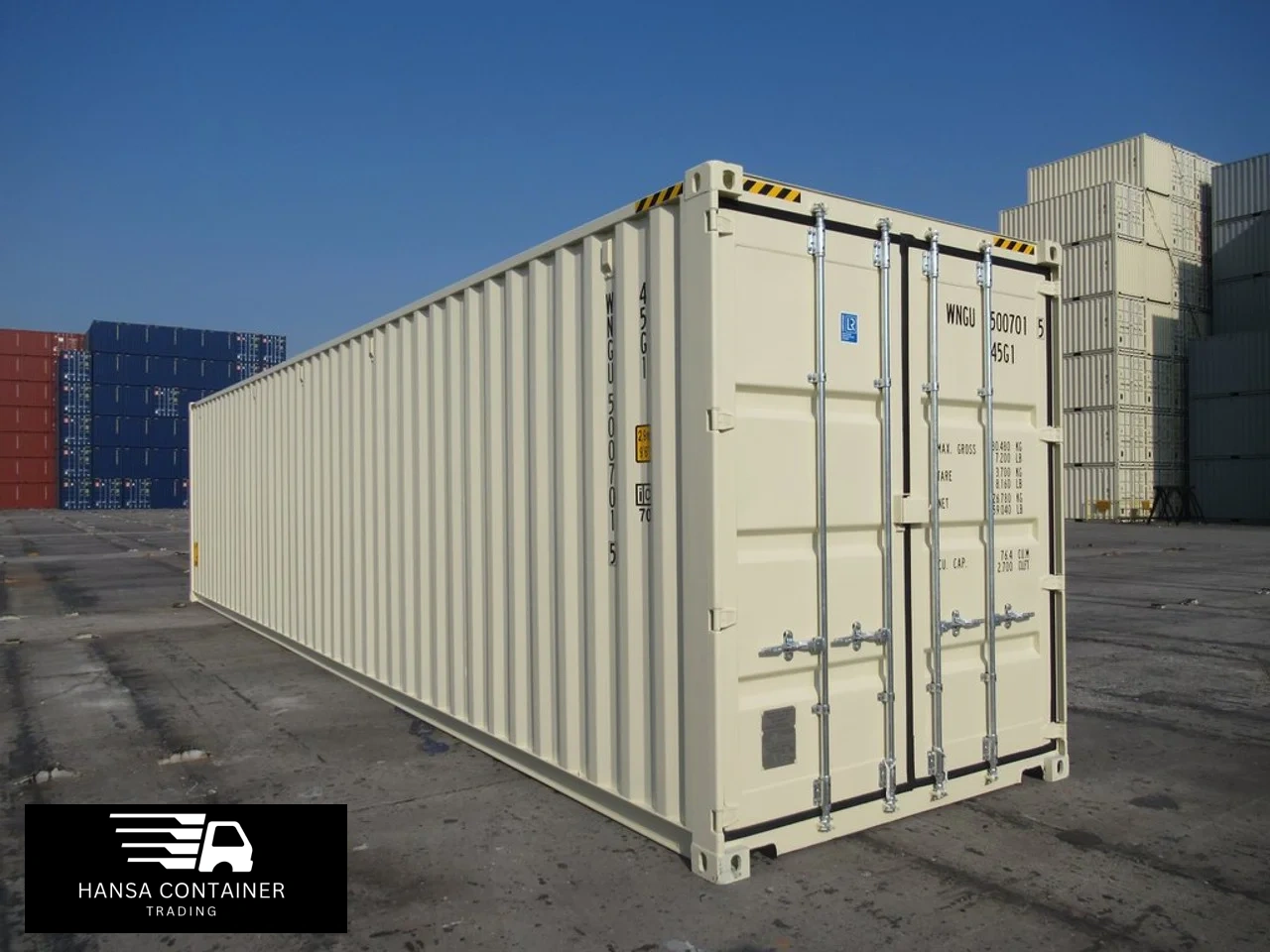 40 Fuß High Cube Seecontainer
